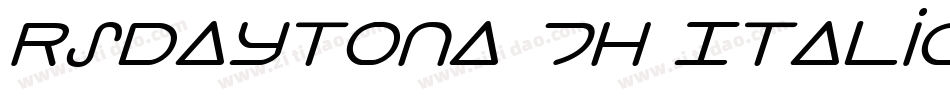 Rsdaytona Th Italic字体转换